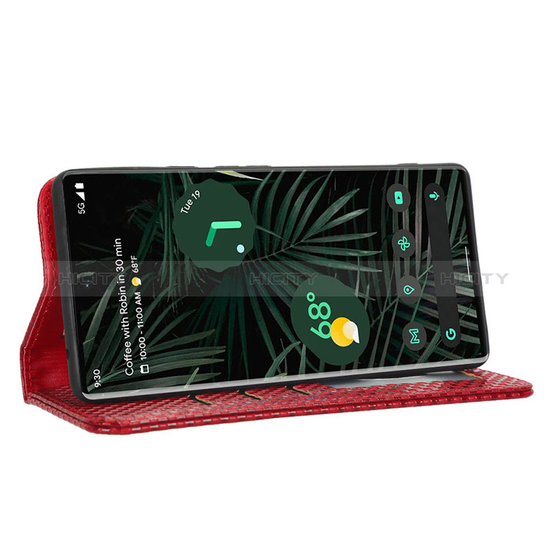 Funda de Cuero Cartera con Soporte Carcasa C06X para Google Pixel 6 Pro 5G