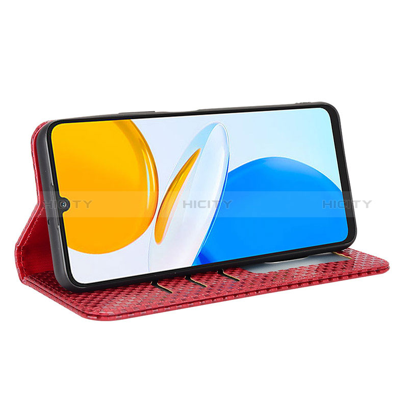 Funda de Cuero Cartera con Soporte Carcasa C06X para Huawei Honor X7