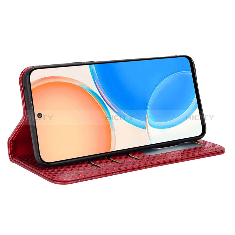 Funda de Cuero Cartera con Soporte Carcasa C06X para Huawei Honor X8 4G