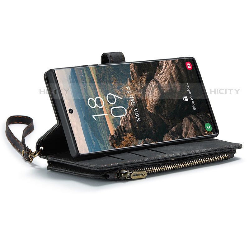 Funda de Cuero Cartera con Soporte Carcasa C07S para Samsung Galaxy S21 Ultra 5G