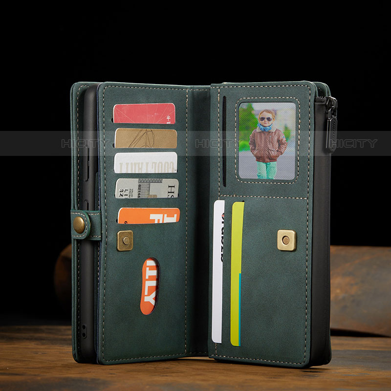 Funda de Cuero Cartera con Soporte Carcasa C09S para Samsung Galaxy S21 5G