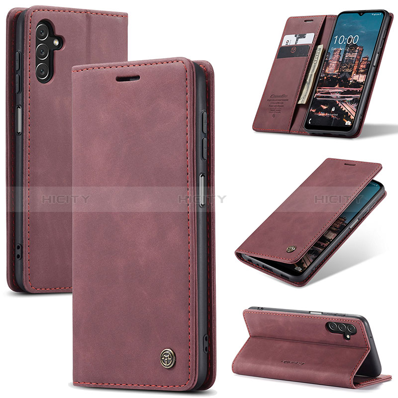 Funda de Cuero Cartera con Soporte Carcasa C10S para Samsung Galaxy A04s