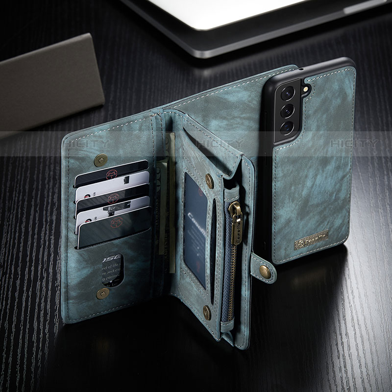 Funda de Cuero Cartera con Soporte Carcasa C11S para Samsung Galaxy S21 FE 5G