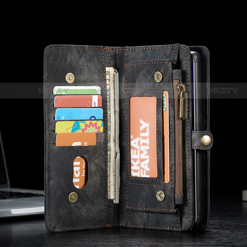 Funda de Cuero Cartera con Soporte Carcasa C11S para Samsung Galaxy S21 Ultra 5G