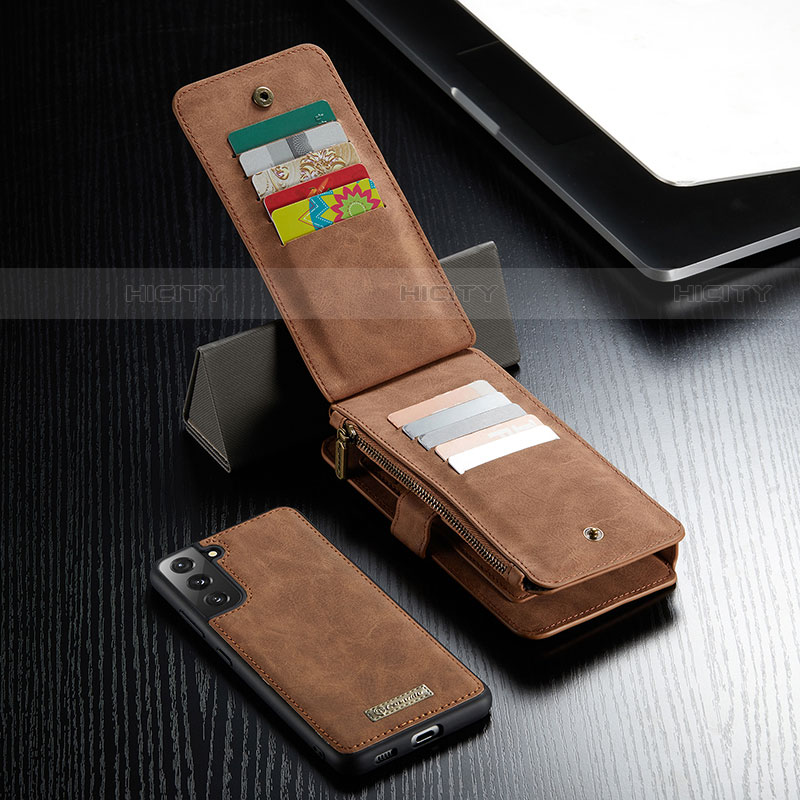 Funda de Cuero Cartera con Soporte Carcasa C12S para Samsung Galaxy S22 Plus 5G