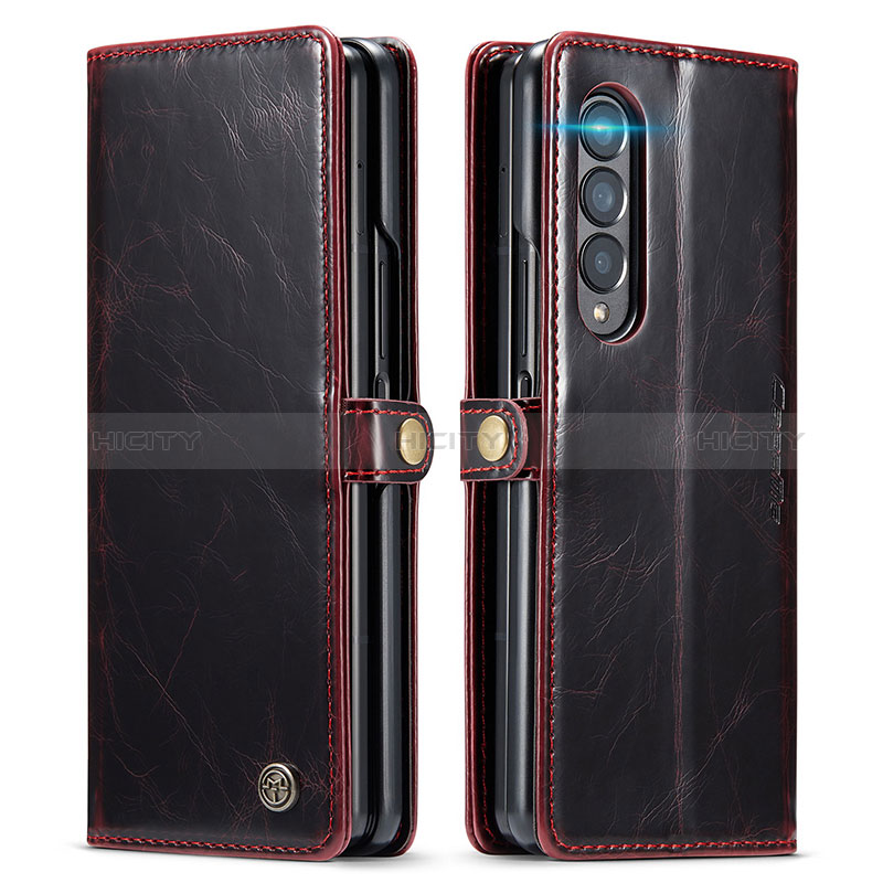 Funda de Cuero Cartera con Soporte Carcasa CS2 para Samsung Galaxy Z Fold3 5G