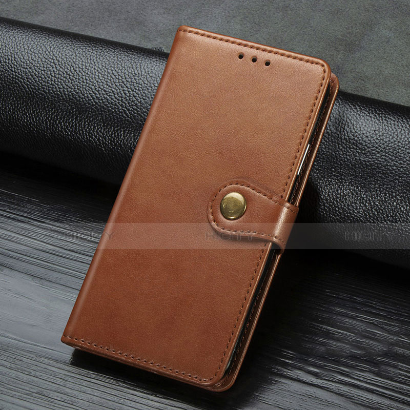 Funda de Cuero Cartera con Soporte Carcasa D01 para Xiaomi Mi Note 10 Pro Marron