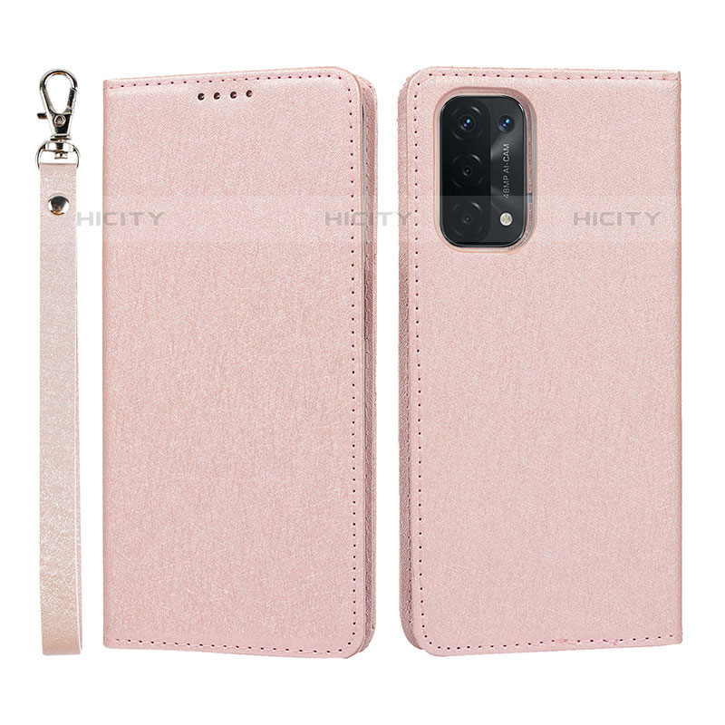 Funda de Cuero Cartera con Soporte Carcasa D01T para OnePlus Nord N200 5G Rosa