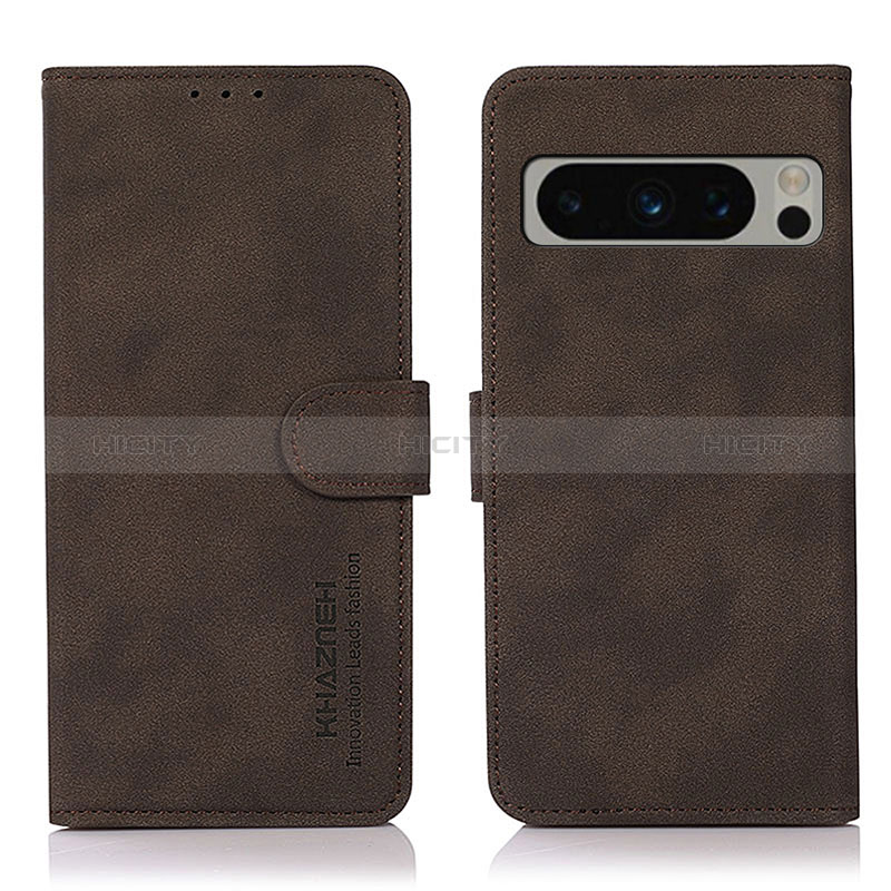 Funda de Cuero Cartera con Soporte Carcasa D01Y para Google Pixel 8 Pro 5G Marron