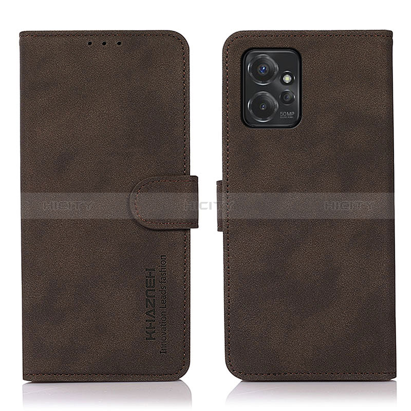 Funda de Cuero Cartera con Soporte Carcasa D01Y para Motorola Moto G Power 5G (2023) Marron