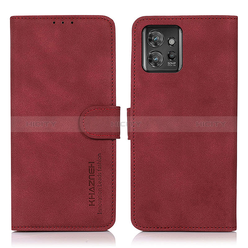 Funda de Cuero Cartera con Soporte Carcasa D01Y para Motorola ThinkPhone 5G Rojo