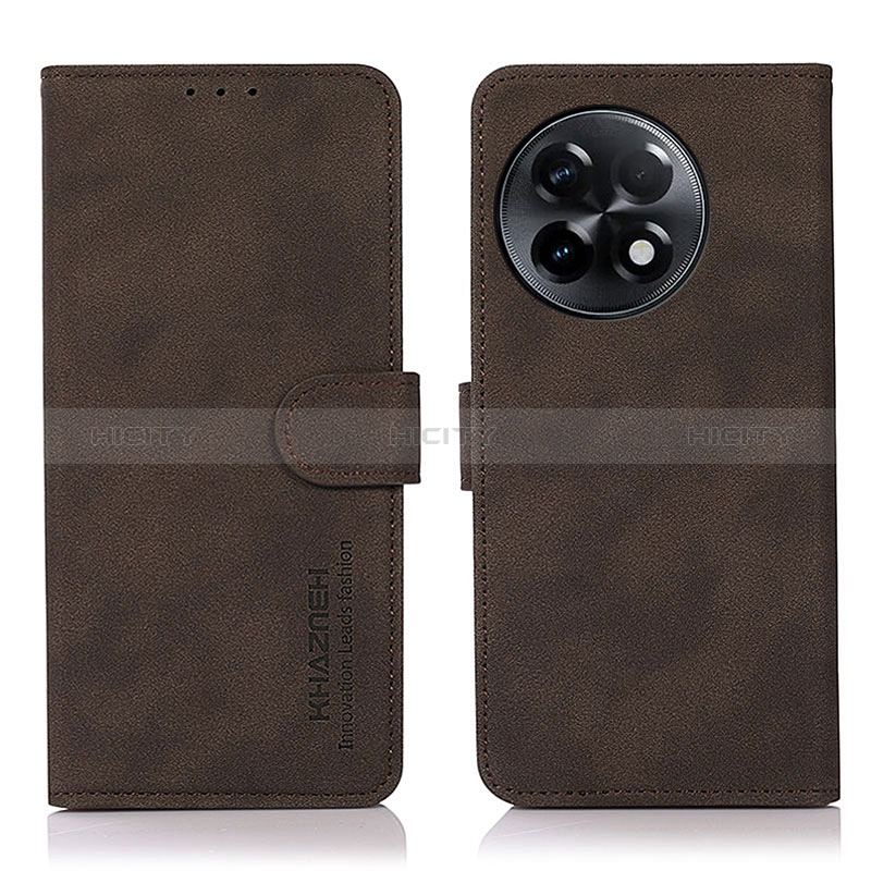 Funda de Cuero Cartera con Soporte Carcasa D01Y para OnePlus 11R 5G Marron