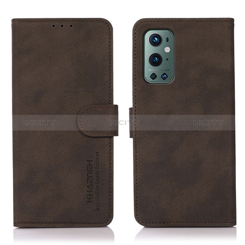 Funda de Cuero Cartera con Soporte Carcasa D01Y para OnePlus 9 Pro 5G Marron