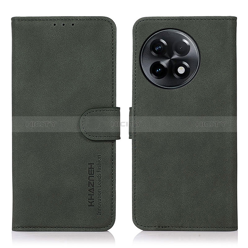 Funda de Cuero Cartera con Soporte Carcasa D01Y para OnePlus Ace 2 5G Verde