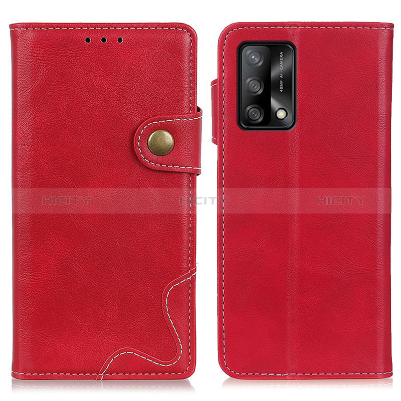 Funda de Cuero Cartera con Soporte Carcasa D01Y para Oppo F19