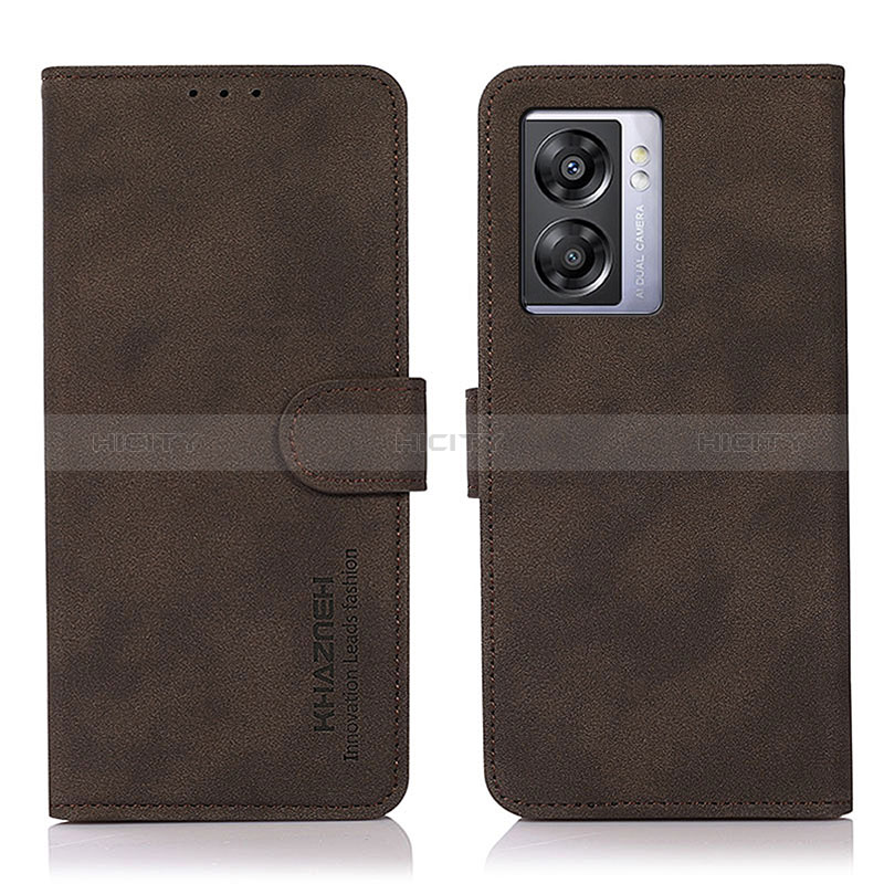 Funda de Cuero Cartera con Soporte Carcasa D01Y para Realme Narzo 50 5G Marron