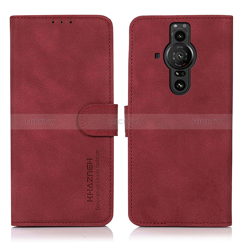 Funda de Cuero Cartera con Soporte Carcasa D01Y para Sony Xperia PRO-I