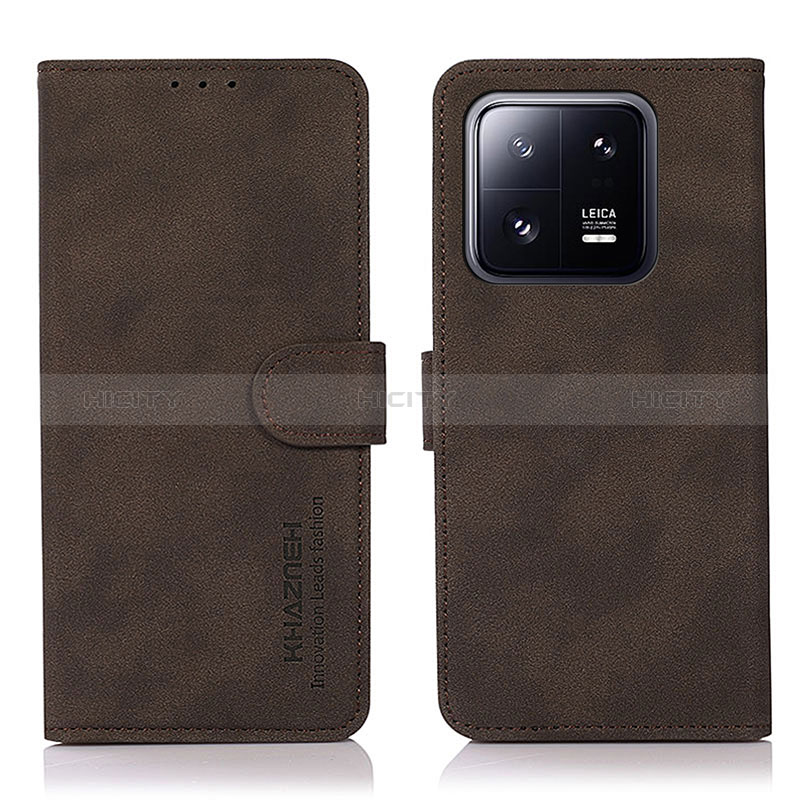 Funda de Cuero Cartera con Soporte Carcasa D01Y para Xiaomi Mi 13 5G Marron