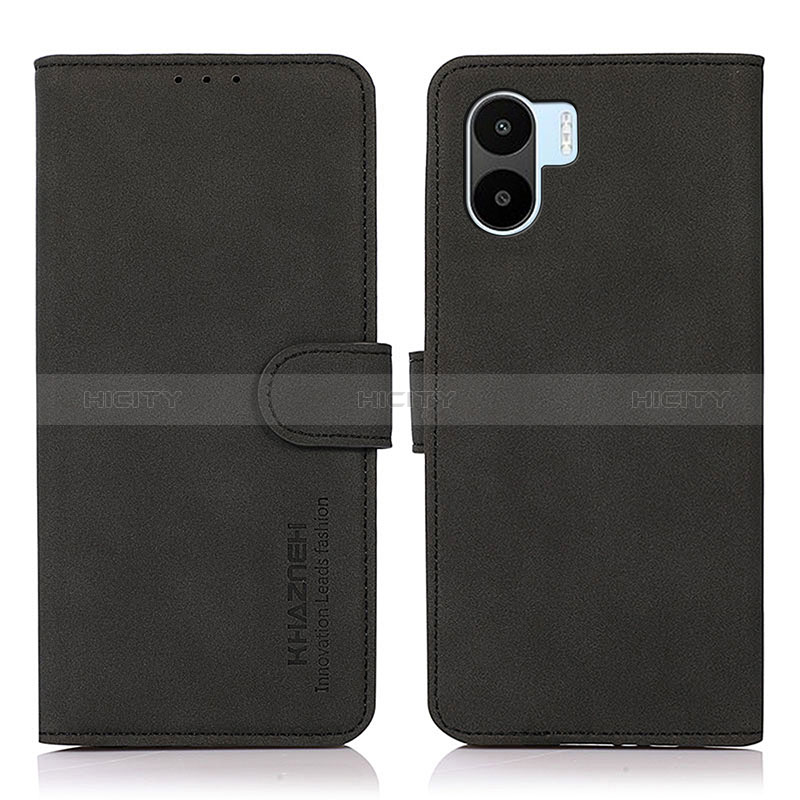 Funda de Cuero Cartera con Soporte Carcasa D01Y para Xiaomi Poco C50 Negro