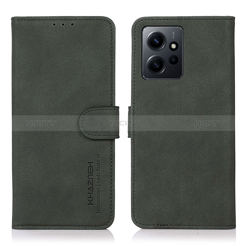 Funda de Cuero Cartera con Soporte Carcasa D01Y para Xiaomi Redmi Note 12 4G Verde