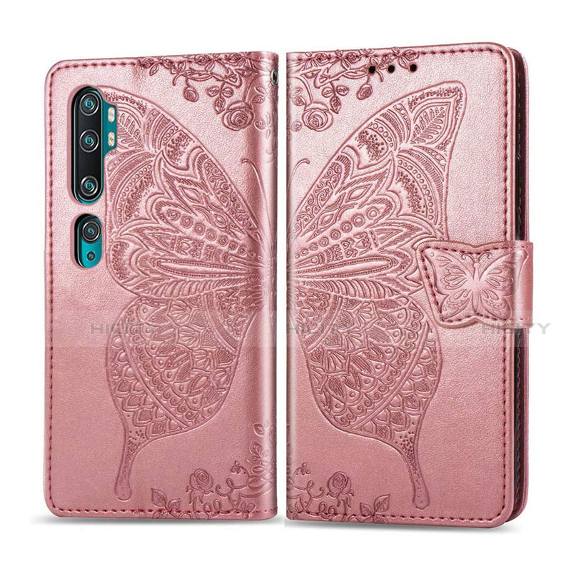 Funda de Cuero Cartera con Soporte Carcasa D02 para Xiaomi Mi Note 10 Pro