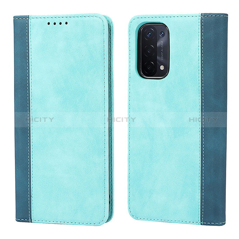 Funda de Cuero Cartera con Soporte Carcasa D03T para Oppo A54 5G