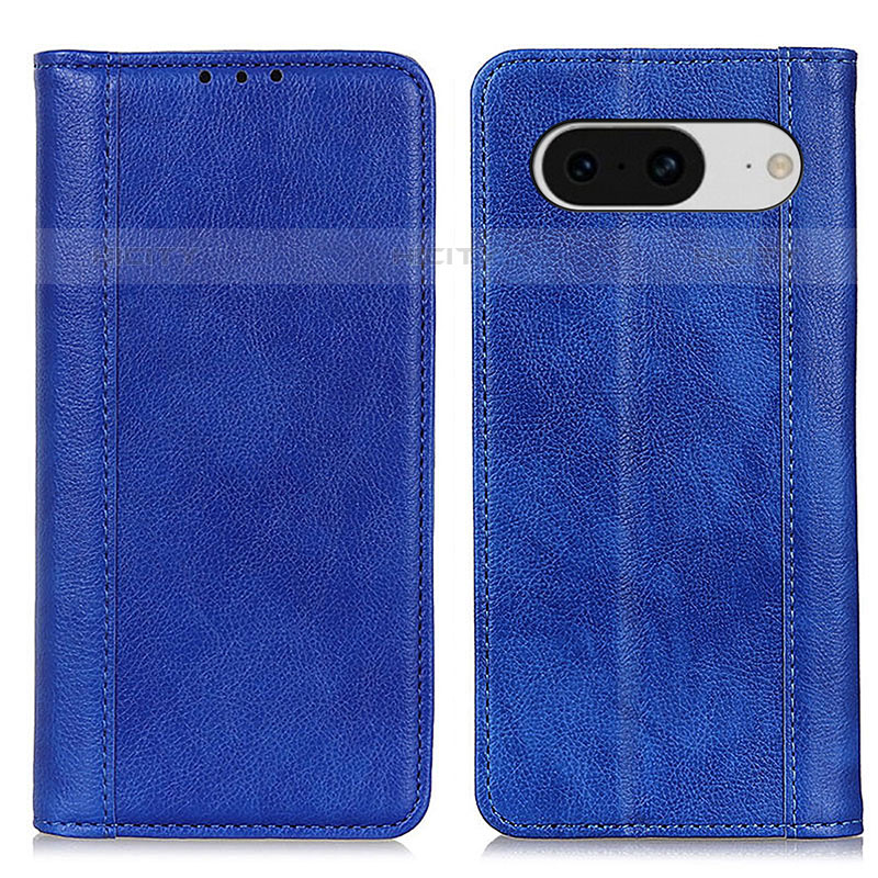 Funda de Cuero Cartera con Soporte Carcasa D03Y para Google Pixel 8 5G Azul