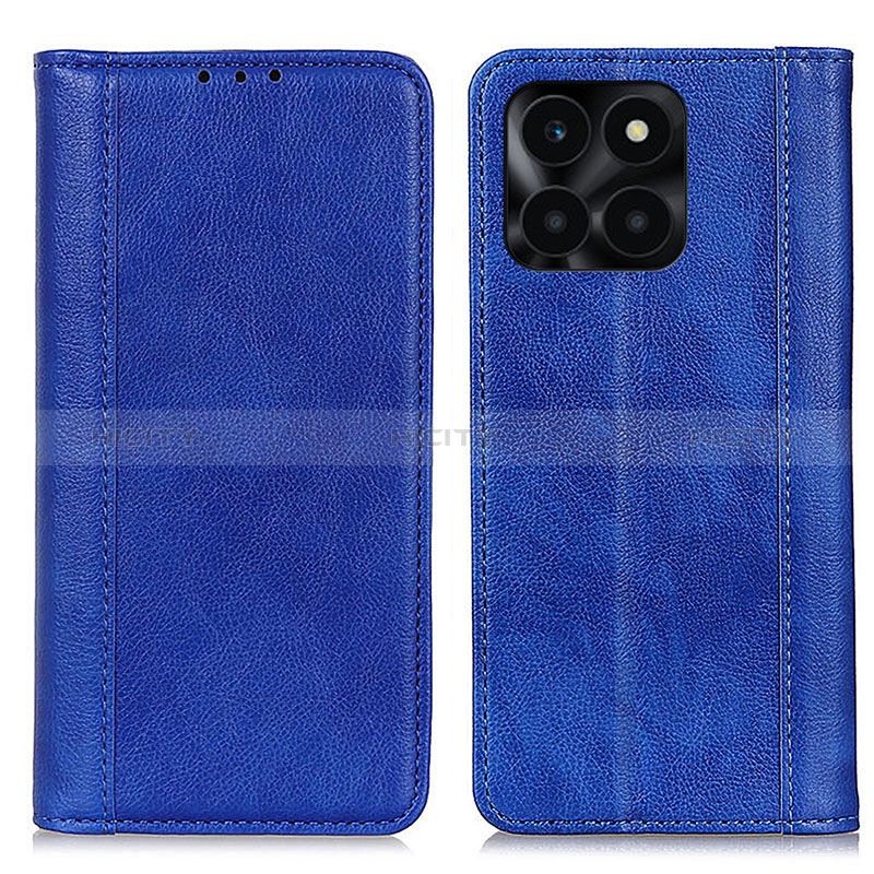 Funda de Cuero Cartera con Soporte Carcasa D03Y para Huawei Honor X6a