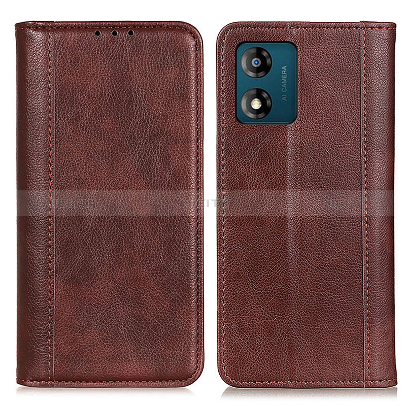 Funda de Cuero Cartera con Soporte Carcasa D03Y para Motorola Moto E13