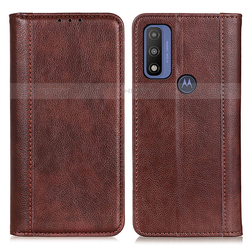 Funda de Cuero Cartera con Soporte Carcasa D03Y para Motorola Moto G Pure