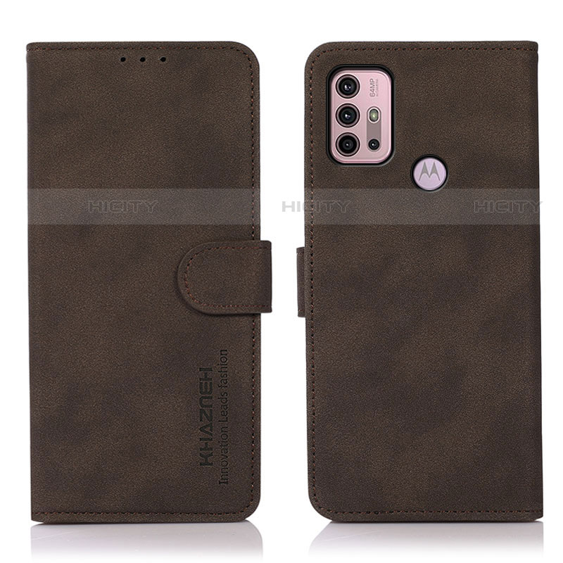 Funda de Cuero Cartera con Soporte Carcasa D03Y para Motorola Moto G10