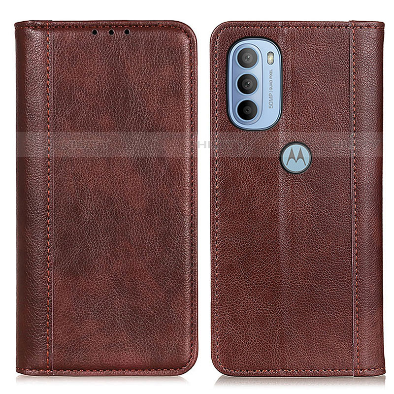 Funda de Cuero Cartera con Soporte Carcasa D03Y para Motorola Moto G31