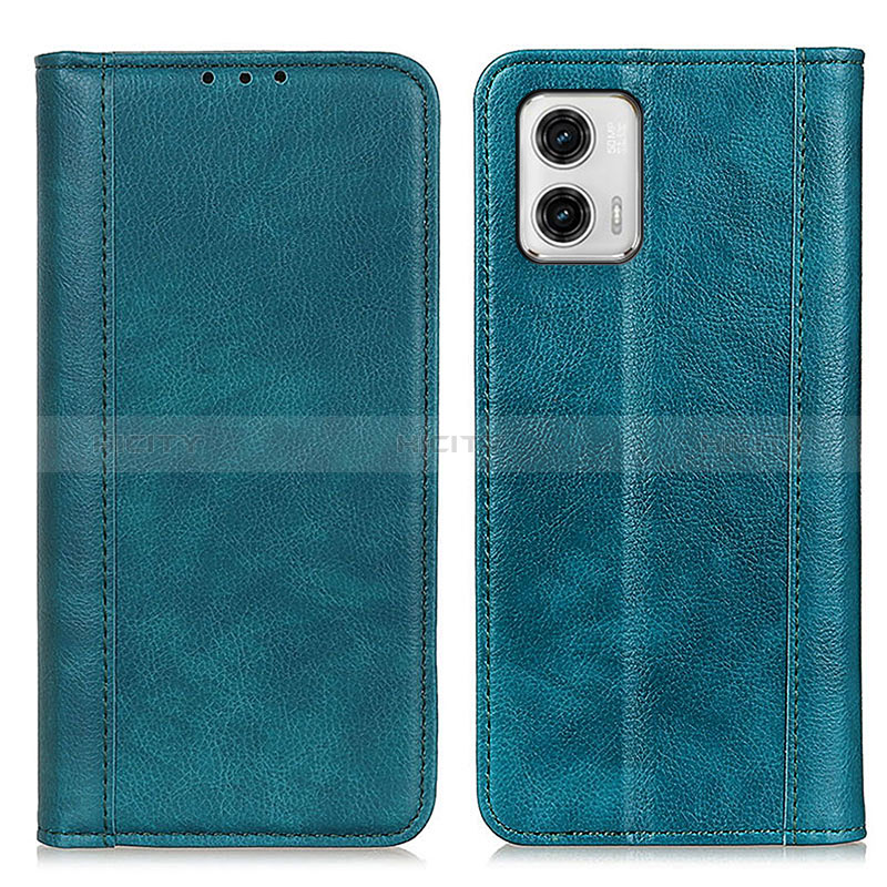 Funda de Cuero Cartera con Soporte Carcasa D03Y para Motorola Moto G73 5G Verde