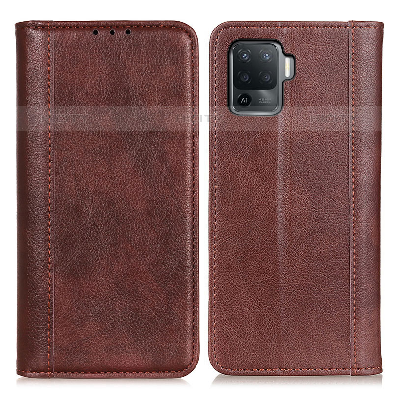 Funda de Cuero Cartera con Soporte Carcasa D03Y para Oppo Reno5 F