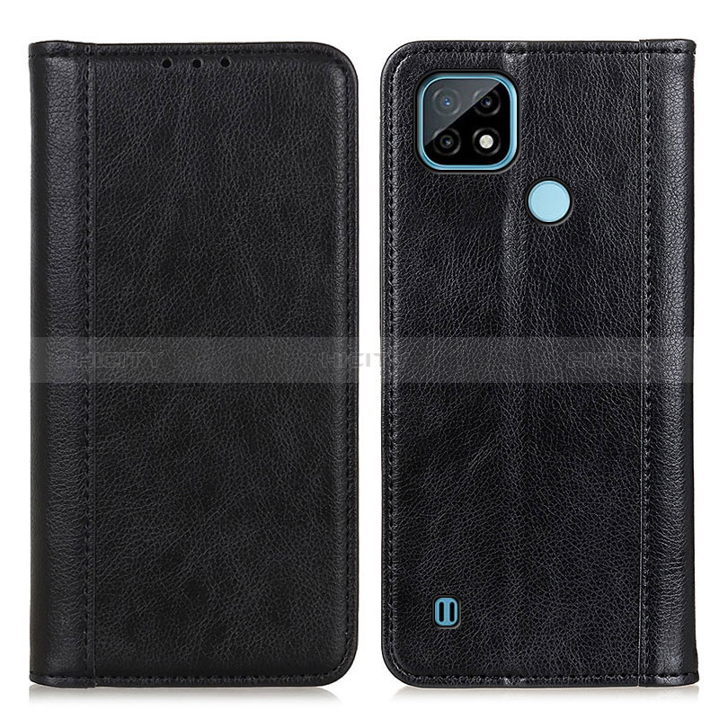 Funda de Cuero Cartera con Soporte Carcasa D03Y para Realme C21