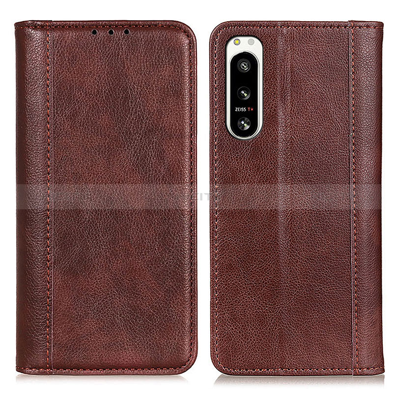 Funda de Cuero Cartera con Soporte Carcasa D03Y para Sony Xperia 5 IV