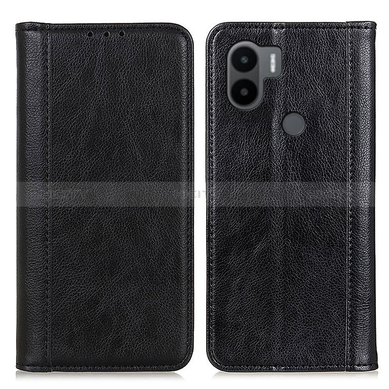 Funda de Cuero Cartera con Soporte Carcasa D03Y para Xiaomi Redmi A1 Plus Negro