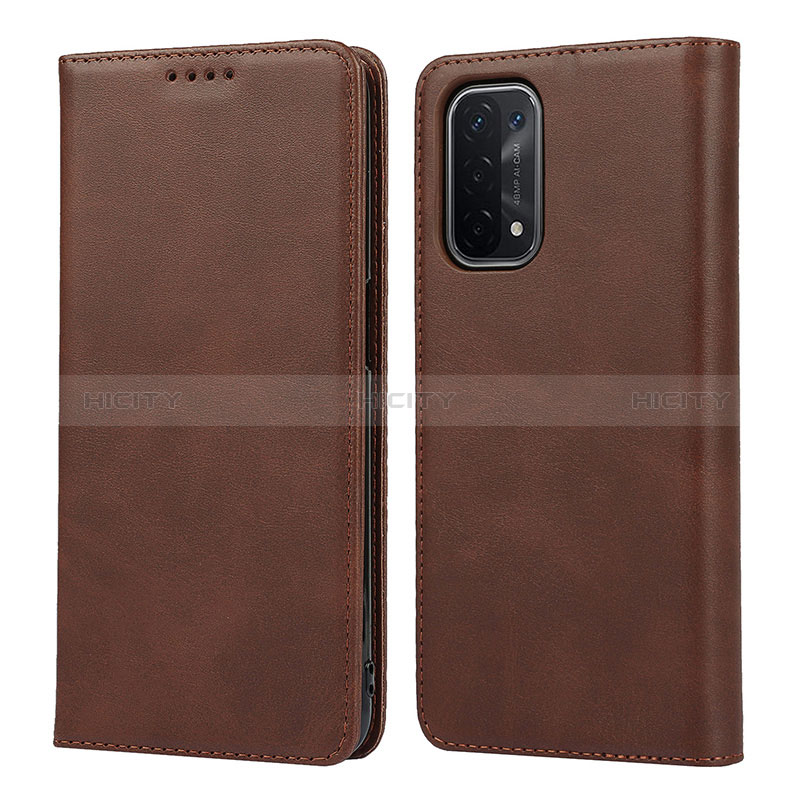 Funda de Cuero Cartera con Soporte Carcasa D04T para Oppo A54 5G