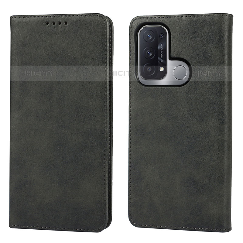 Funda de Cuero Cartera con Soporte Carcasa D04T para Oppo Reno5 A