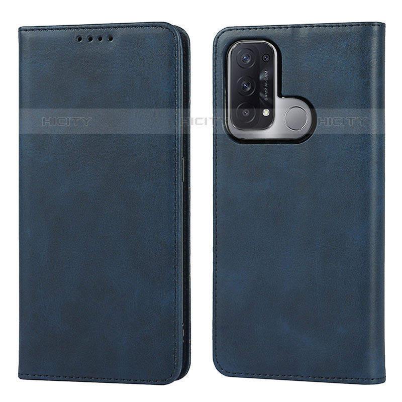 Funda de Cuero Cartera con Soporte Carcasa D04T para Oppo Reno5 A