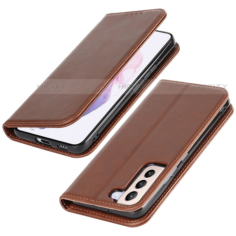 Funda de Cuero Cartera con Soporte Carcasa D04T para Samsung Galaxy S21 Plus 5G