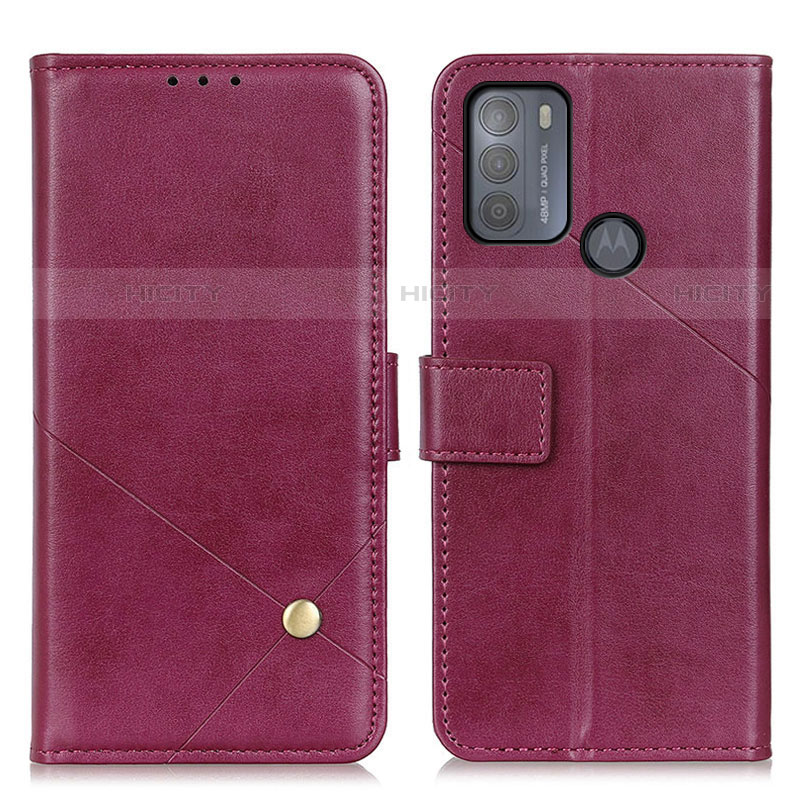 Funda de Cuero Cartera con Soporte Carcasa D04Y para Motorola Moto G50