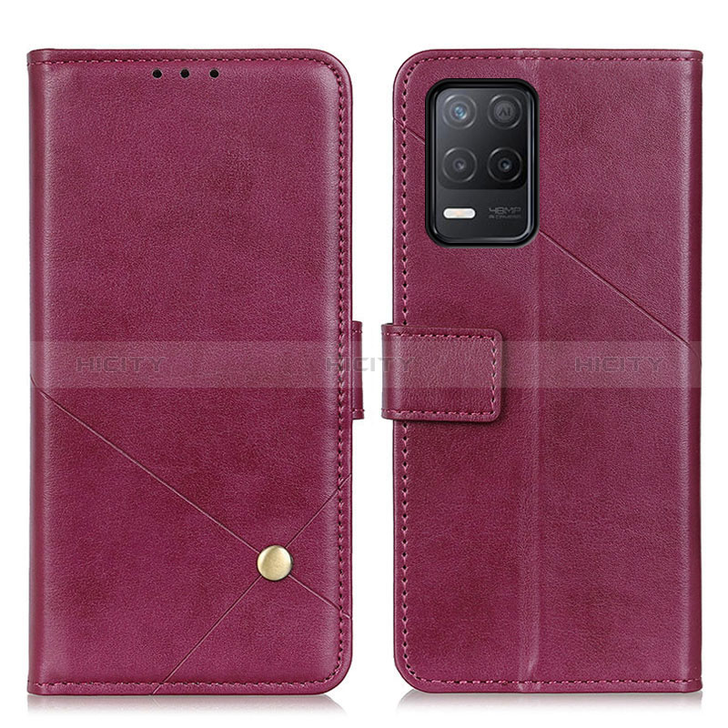 Funda de Cuero Cartera con Soporte Carcasa D04Y para Realme 8 5G