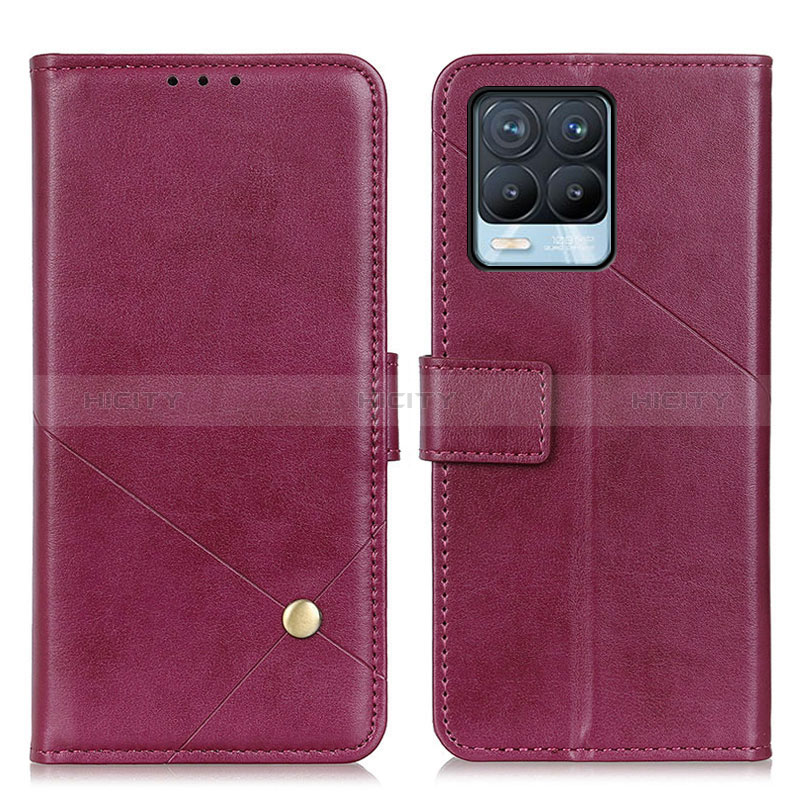 Funda de Cuero Cartera con Soporte Carcasa D04Y para Realme 8 Pro