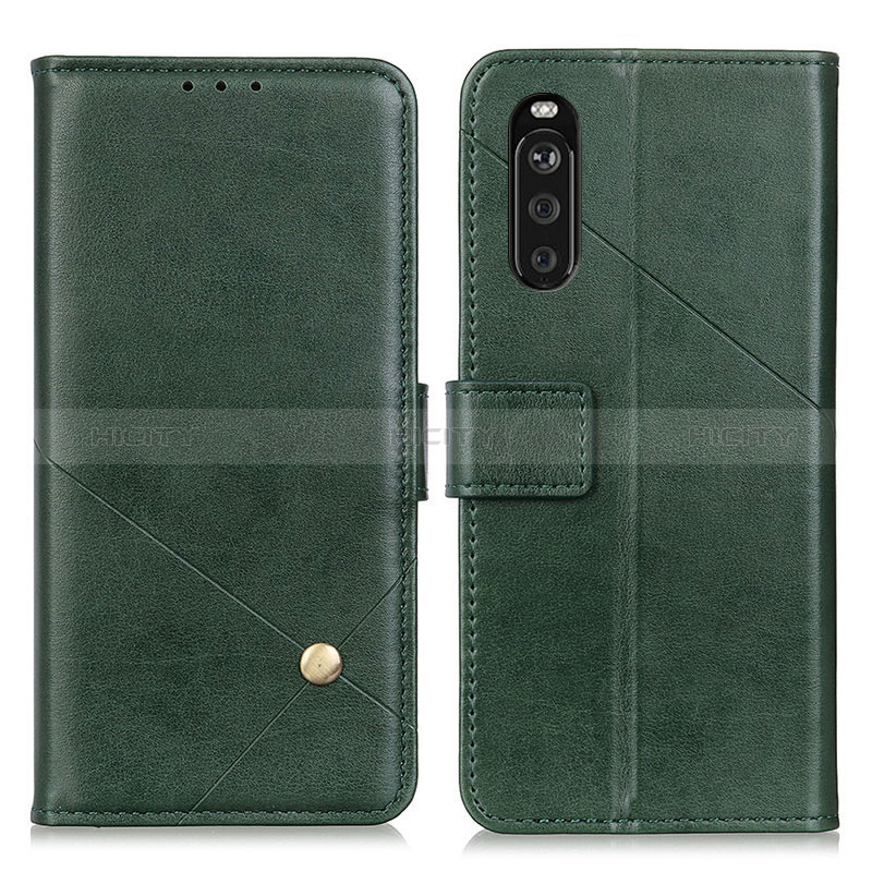 Funda de Cuero Cartera con Soporte Carcasa D04Y para Sony Xperia 10 III Lite