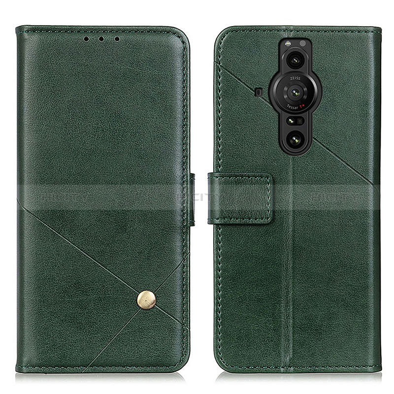 Funda de Cuero Cartera con Soporte Carcasa D04Y para Sony Xperia PRO-I