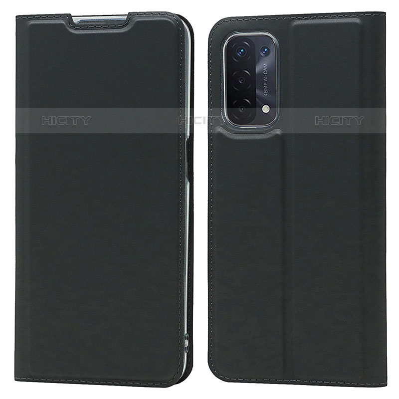 Funda de Cuero Cartera con Soporte Carcasa D05T para Oppo A93 5G Negro