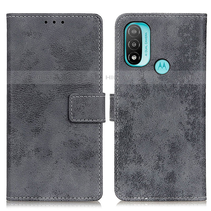 Funda de Cuero Cartera con Soporte Carcasa D05Y para Motorola Moto E30