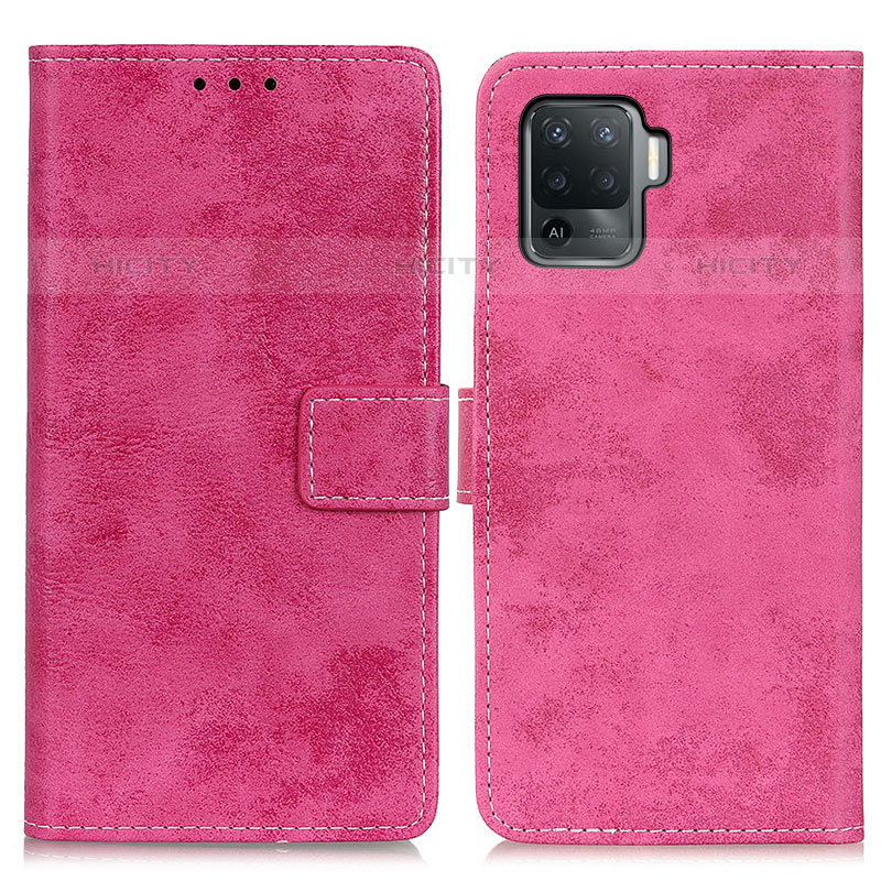 Funda de Cuero Cartera con Soporte Carcasa D05Y para Oppo Reno5 Lite