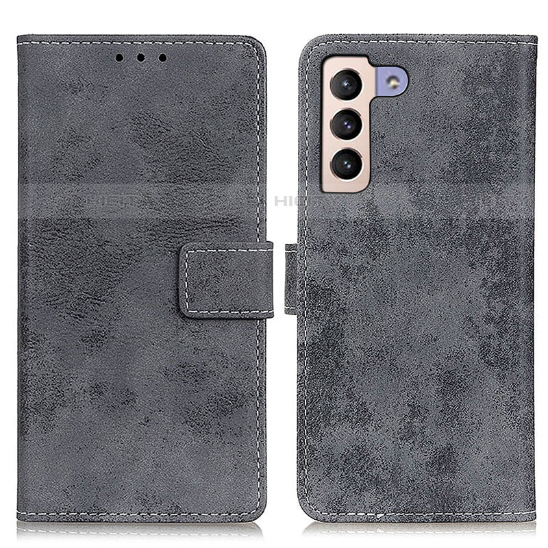 Funda de Cuero Cartera con Soporte Carcasa D05Y para Samsung Galaxy S23 Plus 5G Gris